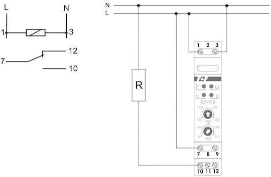 F&F Relee de Fază Putere 16A cu Tensiune 230V