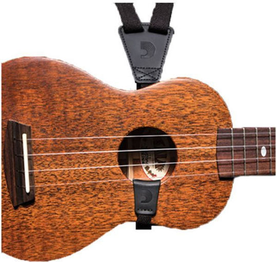 Daddario Eco Comfort Strap Curea pentru Ukulele Neagră