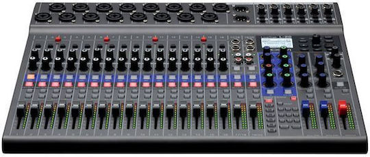 Zoom LiveTrak L‑20 Digitale Konsole 20 Kanäle mit Phantom Power & 16 XLR-Eingänge Gehäusebündel