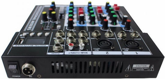 F4-MB Consolă Analogică 4.0 Canale / 2 Intrări XLR