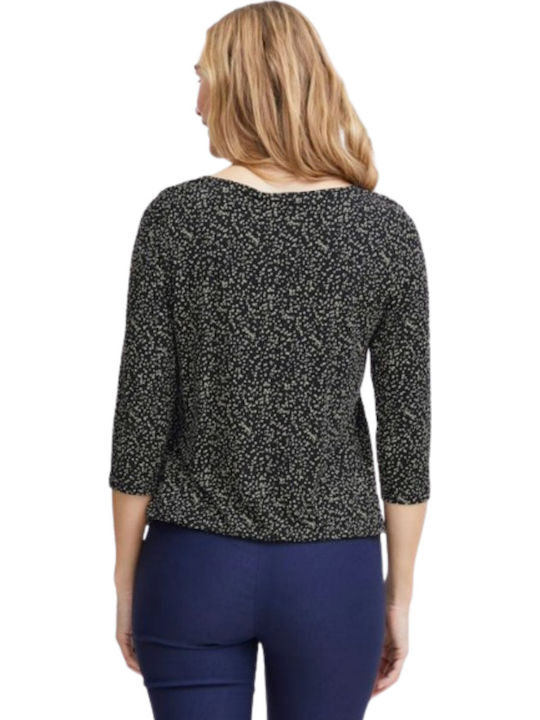 Women's Summer Blouse with 3/4 Sleeve Multicolour