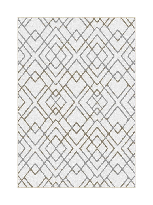 Tzikas Carpets 00072-119 Rug Rectangular White-Grey