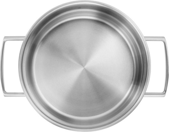 Zwilling J.A. Henckels Tiefer Edelstahl-Topf 6Es / 24cm