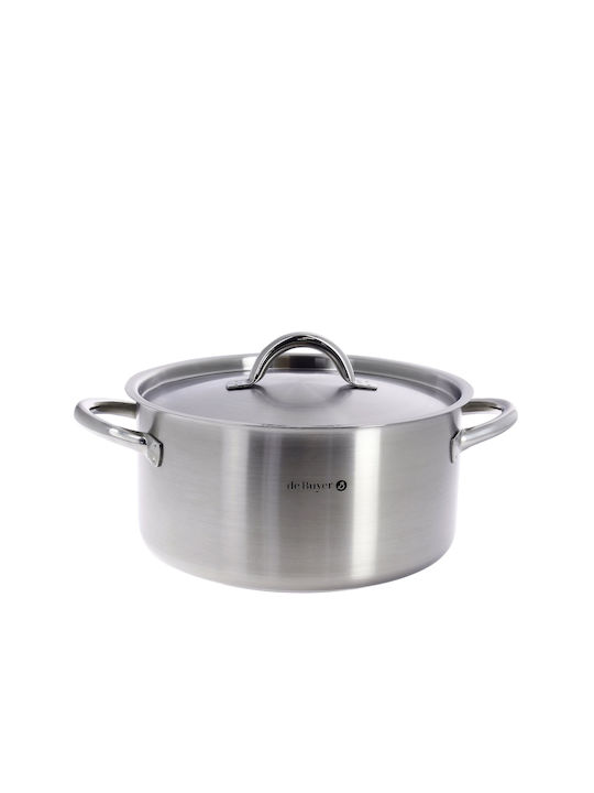 De Buyer Deep Stainless Steel Pot 3.1lt / 20cm