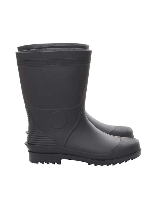 vidaXL Non-Slip Work Wellies Black