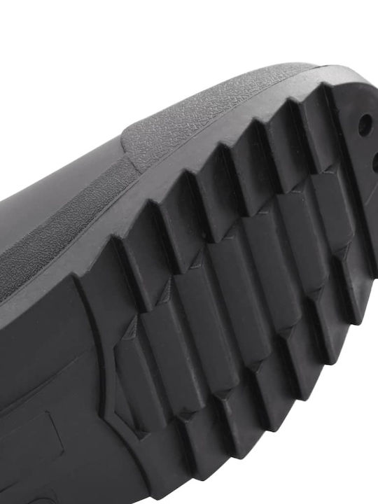 vidaXL Non-Slip Work Wellies Black