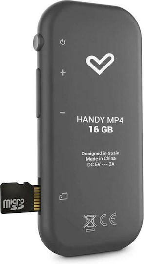 Energy Sistem MP3-Spieler (16GB) mit Bildschirm 1.5" Gray 456598