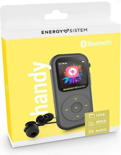 Energy Sistem MP3-Spieler (16GB) mit Bildschirm 1.5" Gray 456598