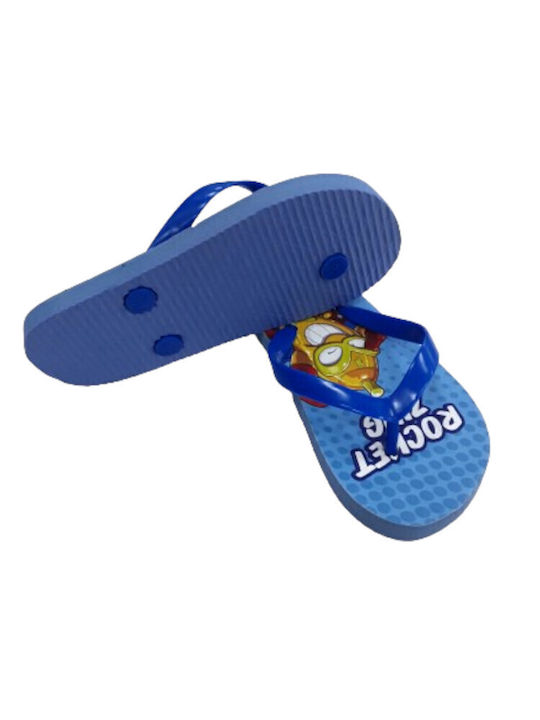 Disney Kids' Flip Flops Blue Rocket Zing
