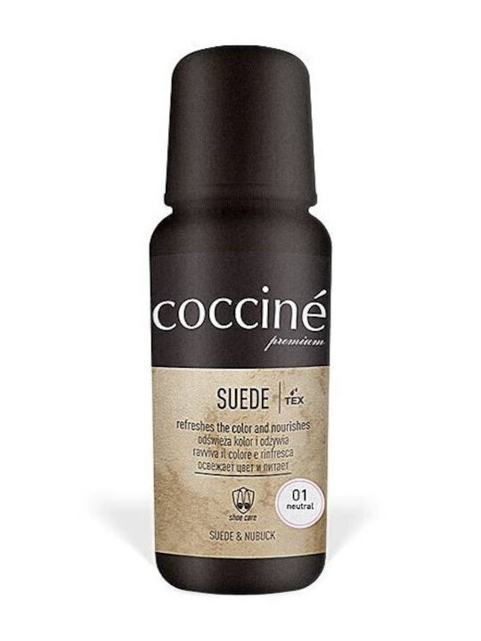 Renovator lichid pentru piele întoarsă și nubuc Coccine Suede Clear 75 ml