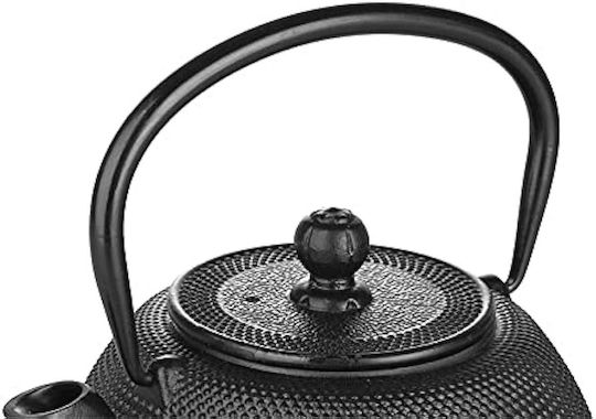 Ibili Oriental Teekanne mit Filter Gusseisen Schwarz 300ml