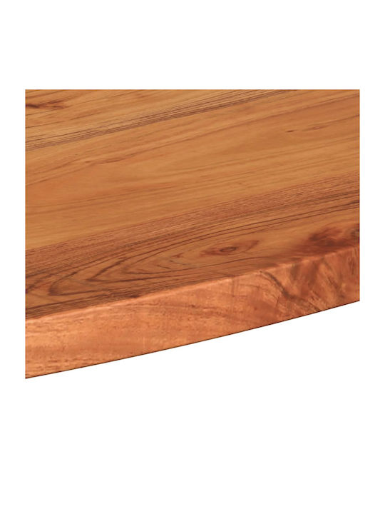 vidaXL Oval Table Surface made of Solid Wood Acacia 100x40x2.5cm 370800 1pcs