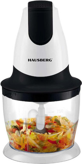 Hausberg HB-4503NG Πολυκόπτης Multi 300W με Δοχείο 750ml Λευκός