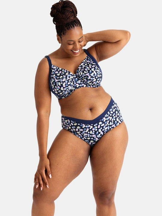 Women's Bikini Top Dorina Mesola Print Non-Padded Regular Fit Lycra Cup E
