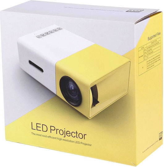 YG-300 EU Plug Mini Projector LCD Λάμπας LED