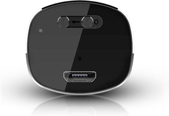 Jnn Q52 Audio Recorder with Password Protection, 500-Hour Battery, Waterproof IP6, Magnetic Back, Sound Detection, Mobile Connection, 32GB