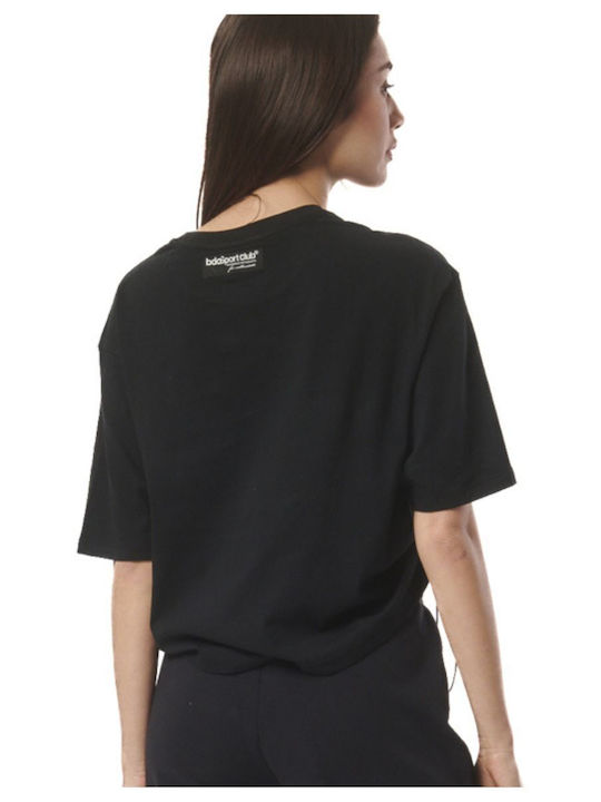 Body Action Damen T-shirt Schwarz