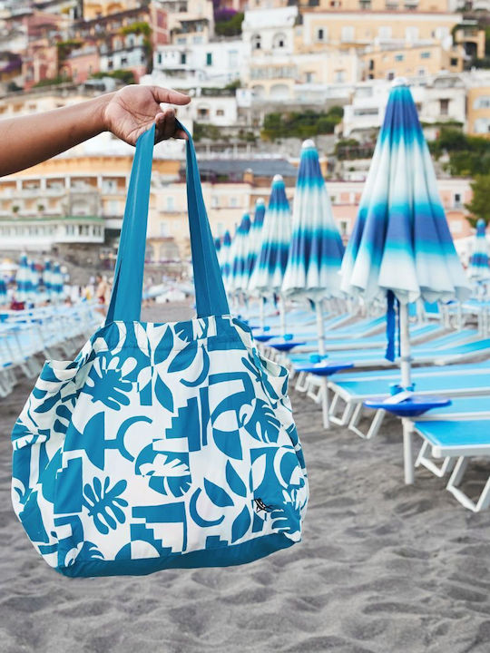Dock & Bay Geantă De Plajă Din Material Textil Albastră