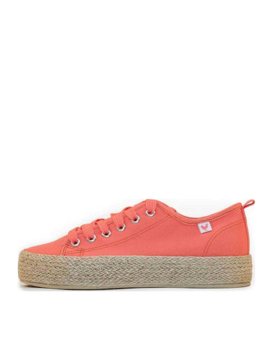 Adidași Flatforms Pentru Femei Coral