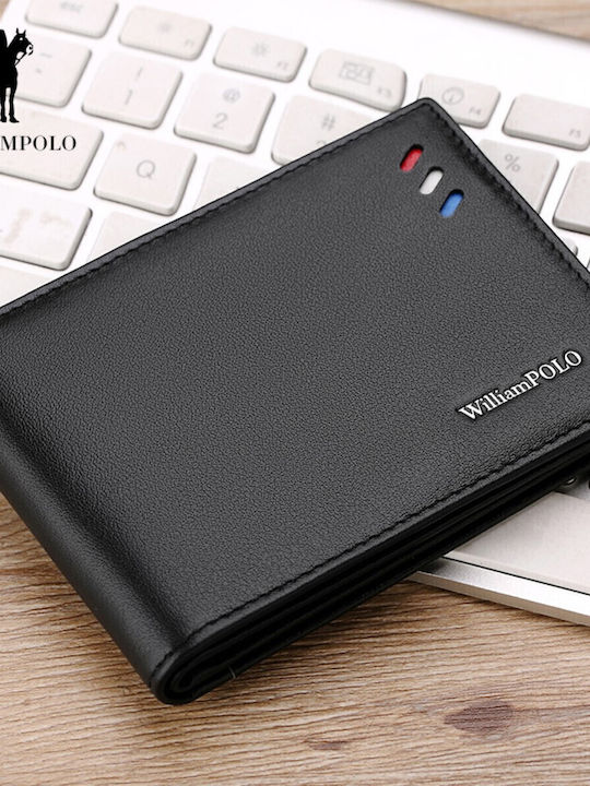Leather Men's Wallet Classic Black