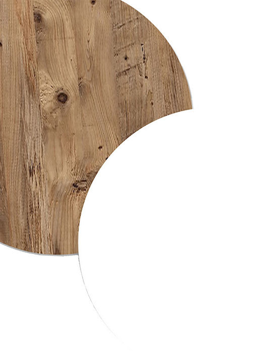 Έπιπλο Τηλεόρασης Serit Λευκό-sonoma Μ140xΠ31.6xΥ29.6cm