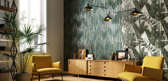 Rondine Ceramica Fliese Boden / Wand Innenbereich 25x6cm Emerald
