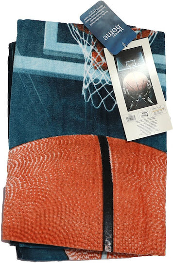 Carbotex Детски плажен кърпа Син 140x70см.