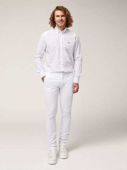 Harmont & Blaine Herrenhose Chino in Schmalem Schnitt white