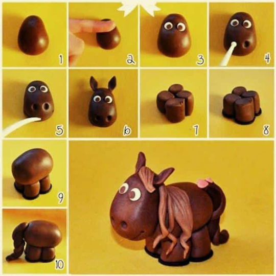 Set de cutii de plastilină 3 culori 3pcs 1pxd113