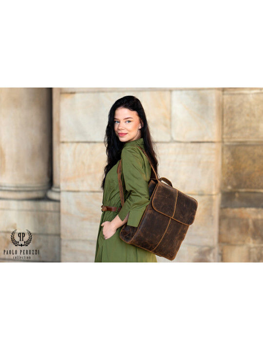 Paolo Peruzzi Backpack Καφέ