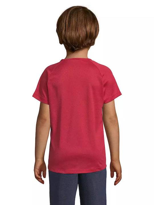 Sol's Kids T-shirt Red Sporty