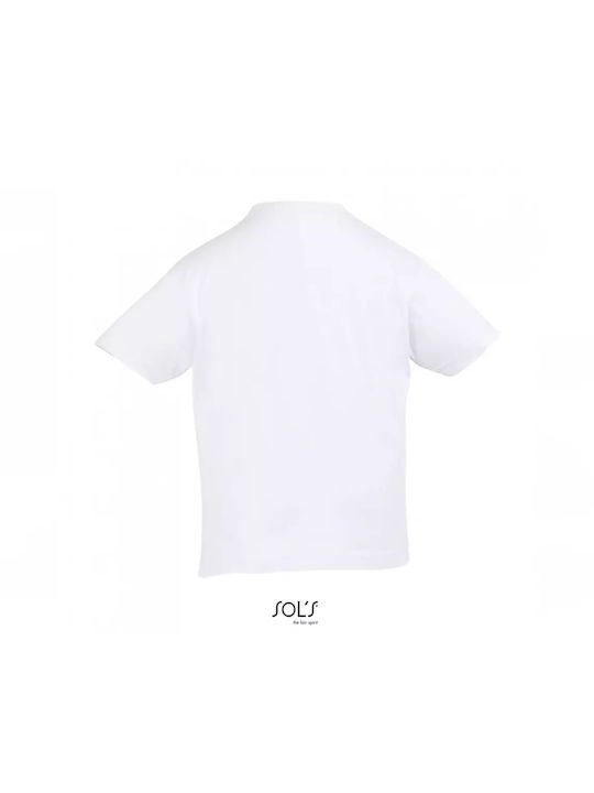 Sol's Kinder T-shirt Weiß Regent