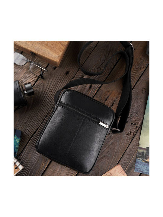 Leather Men's Bag Shoulder / Crossbody Black