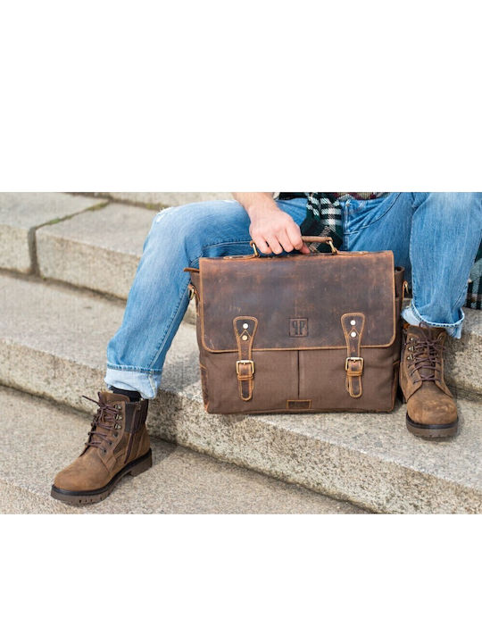 Herrentasche Schulter / Crossbody Braun