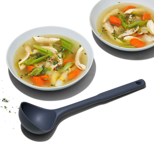 OXO Deep Black Silicone Soup Spoon