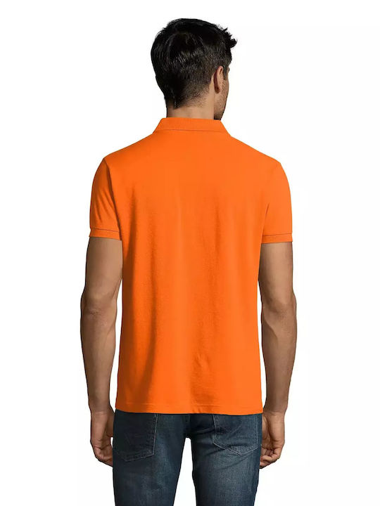 Sol's Perfect Men's Short Sleeve Promotional Blouse Orange