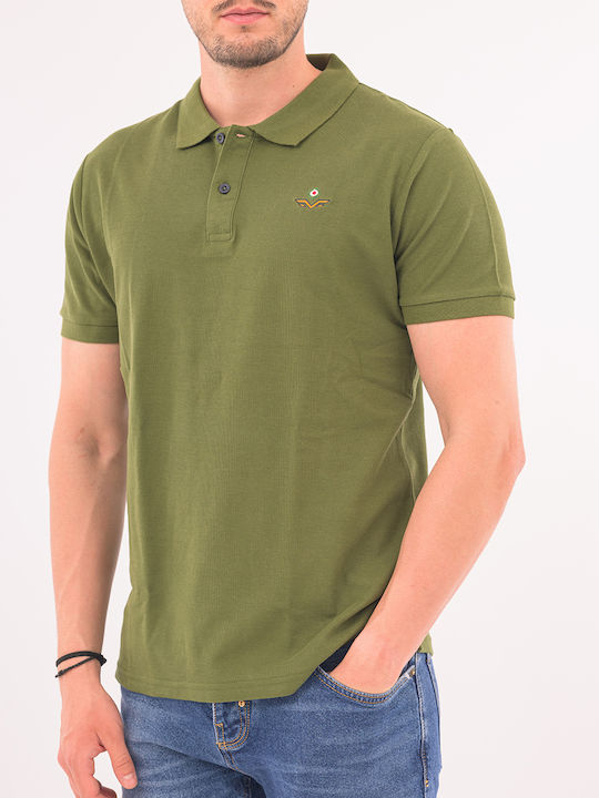 Armata Di Mare Men's Short Sleeve Blouse Polo Armygreen