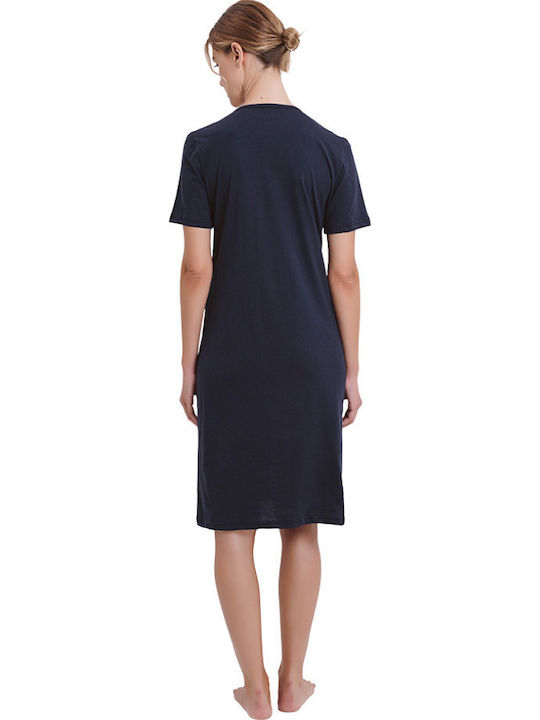 Odyssey Лятна Дамска Нощница Dark Blue Odyssey Лятна Дамска Нощница Dark Blue