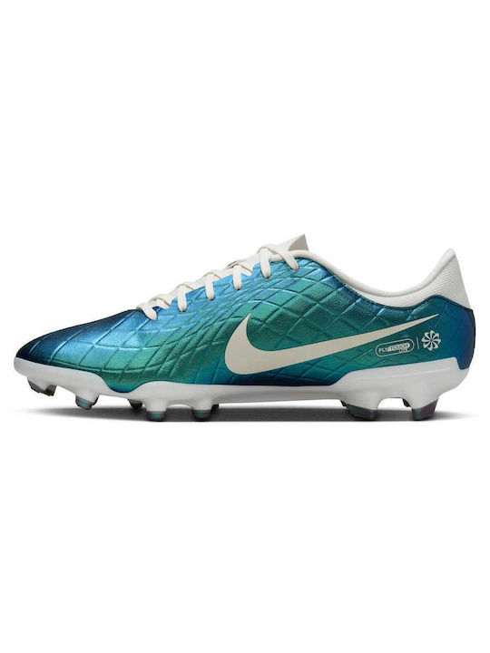 Nike Tiempo Emerald Legend 10 Academy FG Χαμηλά Ποδοσφαιρικά Παπούτσια με Τάπες Dark Atomic Teal / Sail