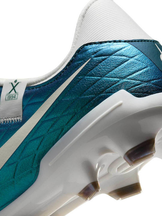 Nike Tiempo Legend 10 Academy Football Shoes with Cleats Dark Atomic Teal / Sail