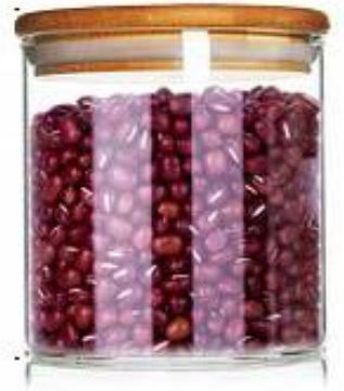 Lebensmittelgläser & Behälter Nudeln mit Deckel Glas Transparent 650ml 1 Stück