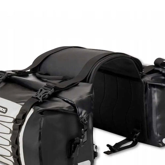 Rockbros AS-010BGR Σετ Πλαϊνές Βαλίτσες Μοτοσυκλέτας 60lt σε Γκρι Χρώμα