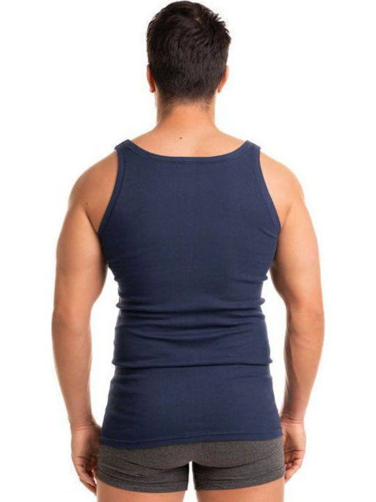 Men's Undershirt Sleeveless BLUE