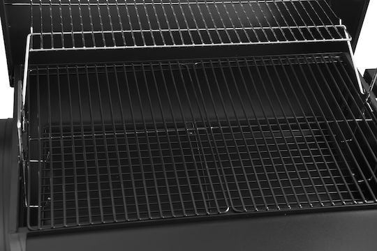 Thermogatz KRV-SMOKER 18 Holzkohlegrill mit Deckel und Räuchergerät 68cmx41.5cm