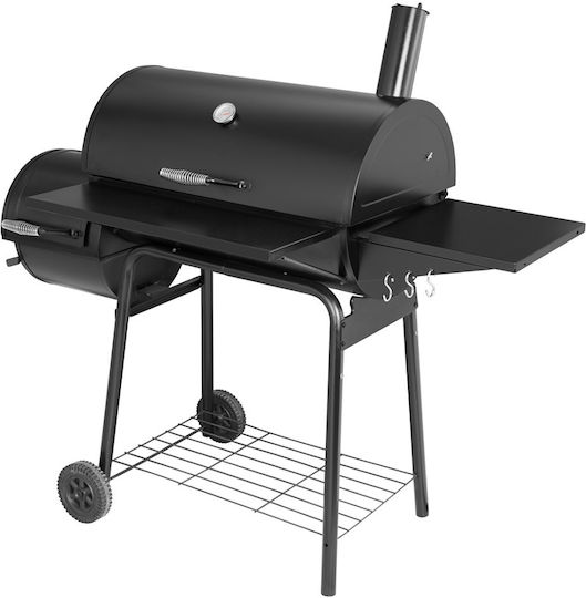 Thermogatz KRV-SMOKER 18 Holzkohlegrill mit Deckel und Räuchergerät 68cmx41.5cm
