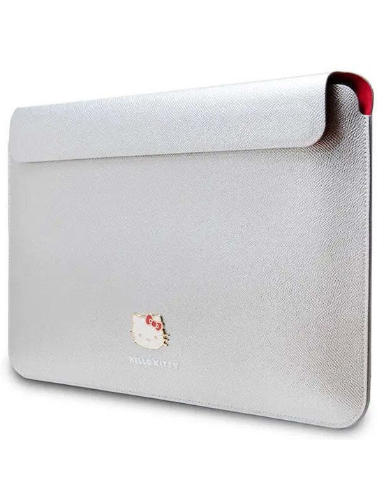 Hello Kitty Tasche für Laptop 14" MacBook Pro 14-Zoll M2 2023/M1 2021 in Silber Farbe HKCS14PGHDLMS