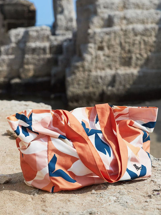Dock & Bay Υφασμάτινη Τσάντα Θαλάσσης Πορτοκαλί