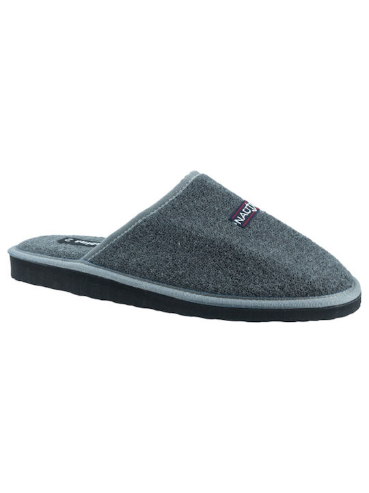 Sabina Heel Enclosed Men's Slipper Gray