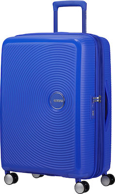 American Tourister Soundbox Spinner Exp 67/24 Βαλίτσα Ταξιδιού Cobalt Blue με 4 Ρόδες