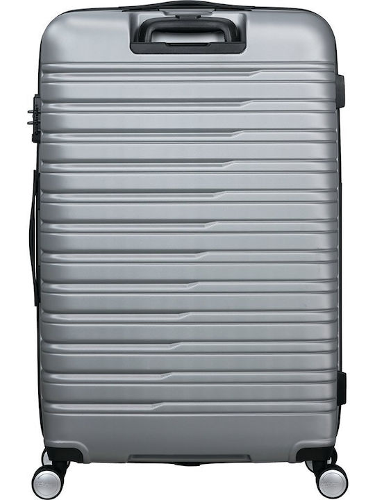 American Tourister Spinner Exp Große Hartreisekoffer Sky Silver mit 4 Rädern Höhe 78cm